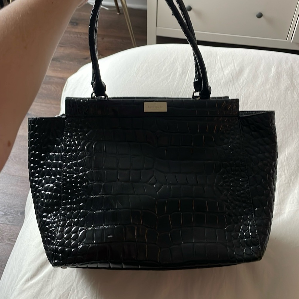 Kate Spade Croc leather bag